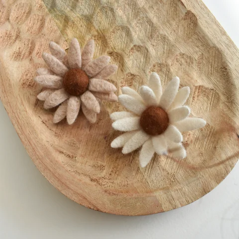 Wollen bloem - groot