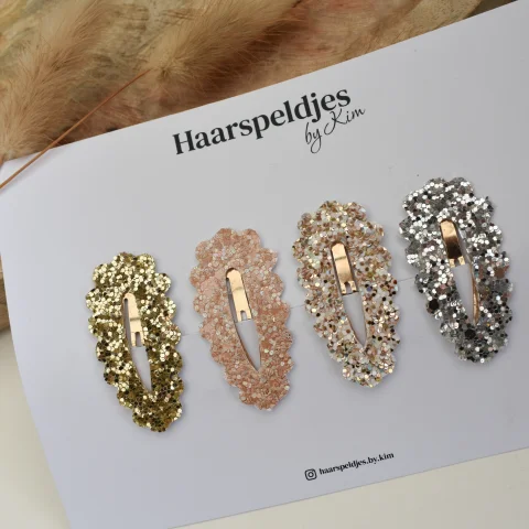 Glitter set - goud en zilver 