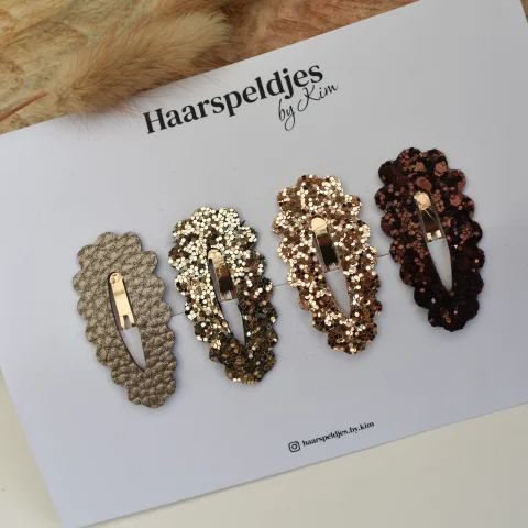 Glitter set - bruin