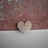 Miniatuur van Haarspeldje beige hart