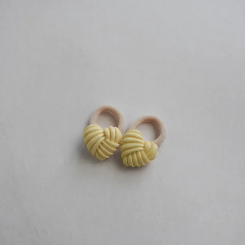 Haarelastiekjes love heart