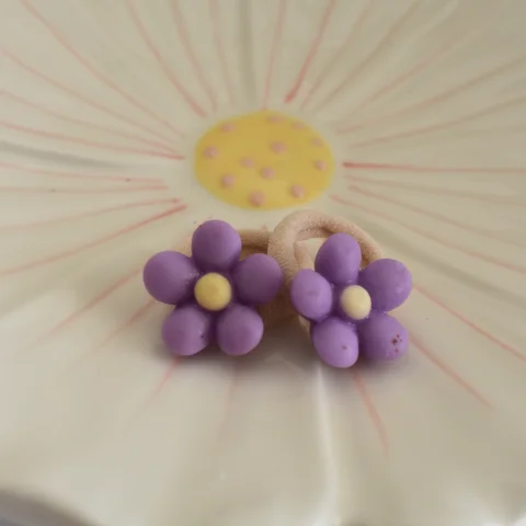 Haarelastiekjes - bloemen