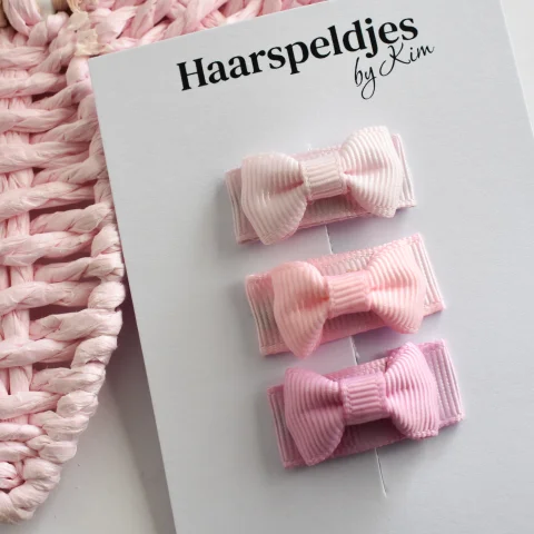 Babystrikjes - roze