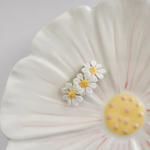 Haarspeldje - madeliefjes klein