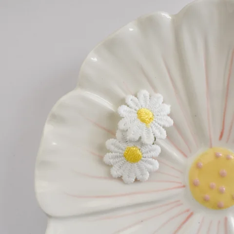 Haarspeldje - madeliefjes groot