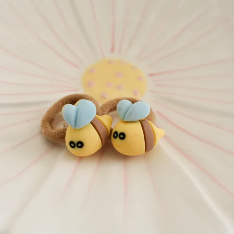 Haarelastiekjes - bijtjes