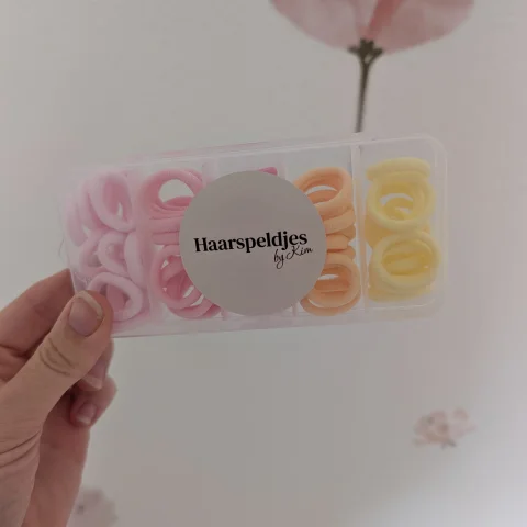 Afbeelding van Doosje haarelastiekjes - Summer mix