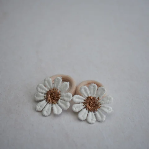 Haarelastiekjes bloem