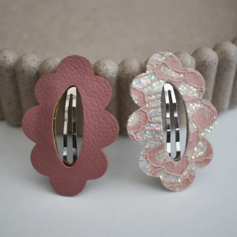 Bubbel haarspeldjes glitter 